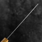 Nakiri Silver Steel #3 Nawame Damas Manche Yaki Urushi 165mm-[Musashi]-[Couteaux de cuisine japonais]