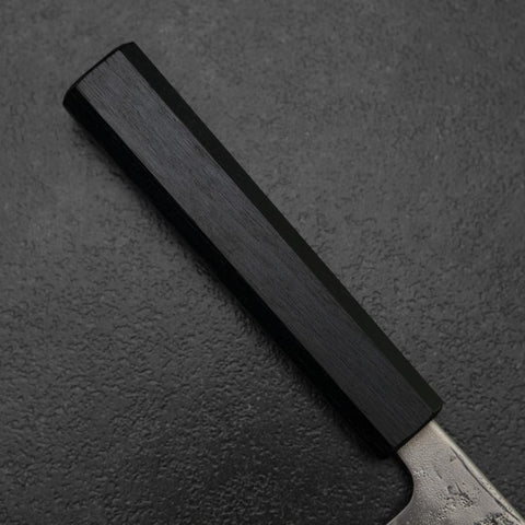 Nakiri Sweden Steel Nashiji Washi Damas Manche Urushi Bleu 165mm-[Musashi]-[Couteaux de cuisine japonais]