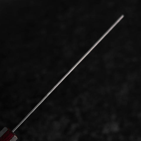 Nakiri Sweden Steel Nashiji Washi Damas Manche Urushi Pourpre 165mm-[Musashi]-[Couteaux de cuisine japonais]