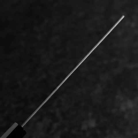 Nakiri Sweden Steel Nashiji Washi Damas Manche en Buffle et Noyer 165mm-[Musashi]-[Couteaux de cuisine japonais]