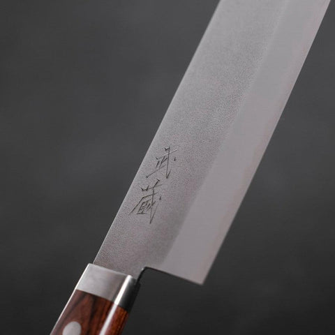 Nakiri VG-1 Nashiji Manche Occidental en Acajou 165mm-[Musashi]-[Couteaux de cuisine japonais]