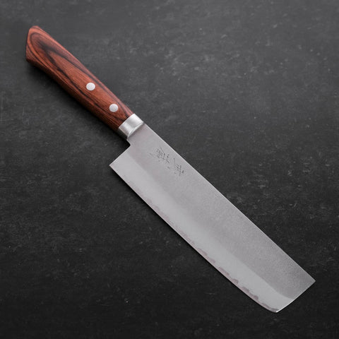 Nakiri VG-1 Nashiji Manche Occidental en Acajou 165mm-[Musashi]-[Couteaux de cuisine japonais]