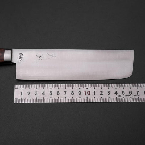 Nakiri VG-1 Poli Manche Occidental 165mm-[Musashi]-[Couteaux de cuisine japonais]