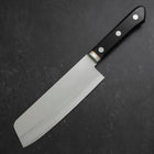 Nakiri VG-1 Poli Manche Occidental Noir 160mm-[Musashi]-[Couteaux de cuisine japonais]