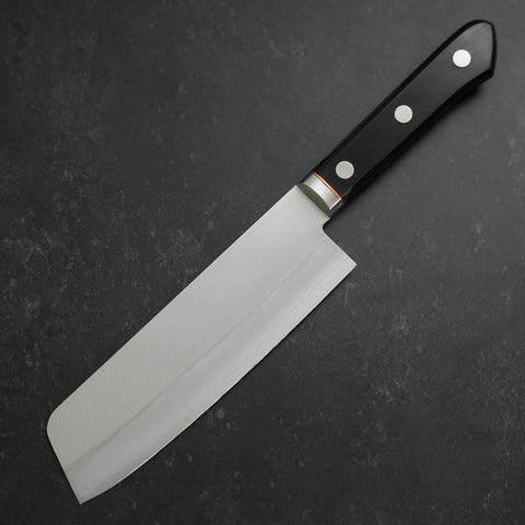 Nakiri VG-1 Poli Manche Occidental Noir 160mm-[Musashi]-[Couteaux de cuisine japonais]