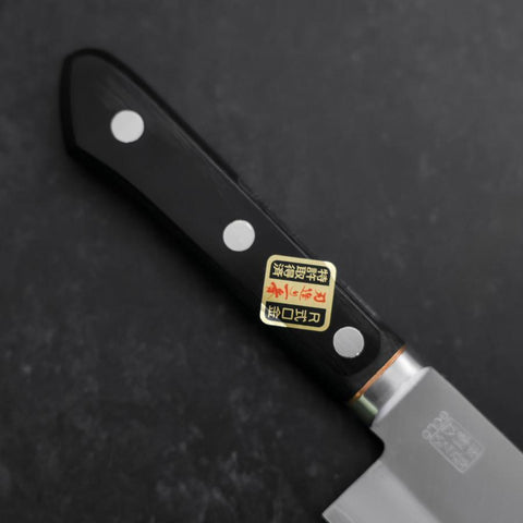 Nakiri VG-1 Polished Western Black Handle 160mm (6.3”)-[Musashi]-[Japanese-Kitchen-Knives]