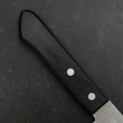 Nakiri VG-1 Polished Western Black Handle 160mm (6.3”)-[Musashi]-[Japanese-Kitchen-Knives]