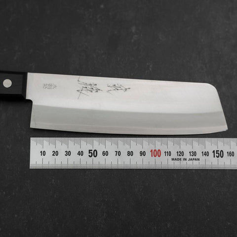 Nakiri VG-1 Poli Manche Occidental Noir 160mm-[Musashi]-[Couteaux de cuisine japonais]
