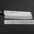 Nakiri VG-1 Polished Western Black Handle 160mm (6.3”)-[Musashi]-[Japanese-Kitchen-Knives]