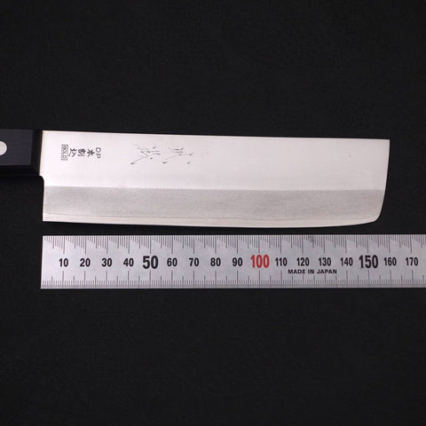 Nakiri VG-1 Poli Manche Occidental Noir 160mm-[Musashi]-[Couteaux de cuisine japonais]