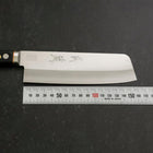 Nakiri VG-1 Polished Western Black Handle 160mm (6.3”)-[Musashi]-[Japanese-Kitchen-Knives]