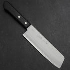 Nakiri VG-1 Polished Western Black Handle 160mm (6.3”)-[Musashi]-[Japanese-Kitchen-Knives]