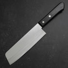 Nakiri VG-1 Poli Manche Occidental Noir 160mm (Tsuba-nashi) Edition Limitée-[Musashi]-[Couteaux de cuisine japonais]