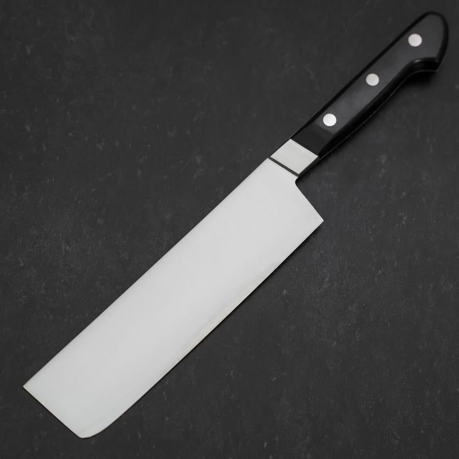 Nakiri VG-1 Poli Manche Occidental Noir 170mm-[Musashi]-[Couteaux de cuisine japonais]