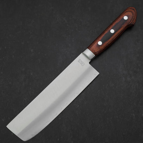 Nakiri VG-1 Poli Manche Occidental en Acajou 165mm-[Musashi]-[Couteaux de cuisine japonais]
