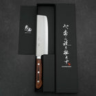 Nakiri VG-1 Poli Manche Occidental en Acajou 165mm-[Musashi]-[Couteaux de cuisine japonais]
