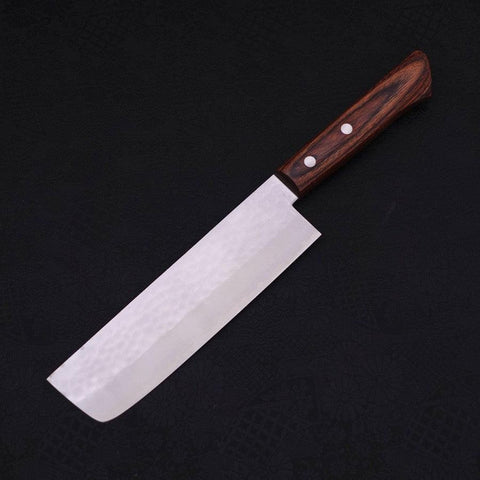 Nakiri VG-1 Tsuchime Manche Occidental en Acajou 165mm-[Musashi]-[Couteaux de cuisine japonais]