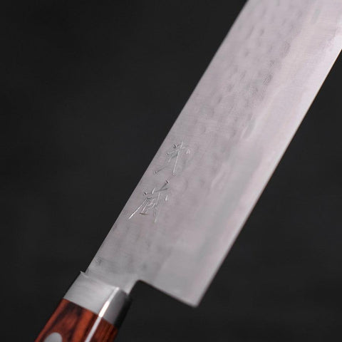 Nakiri VG-1 Tsuchime Manche Occidental en Acajou 165mm-[Musashi]-[Couteaux de cuisine japonais]