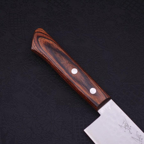 Nakiri VG-1 Tsuchime Manche Occidental en Acajou 165mm-[Musashi]-[Couteaux de cuisine japonais]