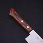 Nakiri VG-1 Tsuchime Manche Occidental en Acajou 165mm-[Musashi]-[Couteaux de cuisine japonais]