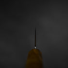 Nakiri VG-10 Damas Jaune Brun Manche en Bois de Bouleau 170mm-[Musashi]-[Couteaux de cuisine japonais]