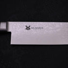 Nakiri VG-10 Damas Manche Occidental Noir 165mm-[Musashi]-[Couteaux de cuisine japonais]