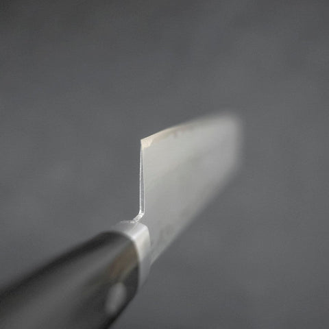 Nakiri VG-10 Damas Manche Occidental Noir 165mm-[Musashi]-[Couteaux de cuisine japonais]