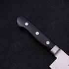 Nakiri VG-10 Damas Manche Occidental Noir 165mm-[Musashi]-[Couteaux de cuisine japonais]