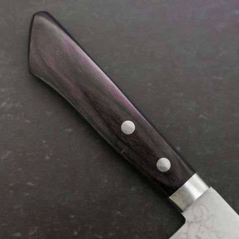 Nakiri VG-10 Damas Manche Occidental Pourpre 165mm-[Musashi]-[Couteaux de cuisine japonais]