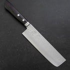 Nakiri VG-10 Damas Manche Occidental Pourpre 165mm-[Musashi]-[Couteaux de cuisine japonais]