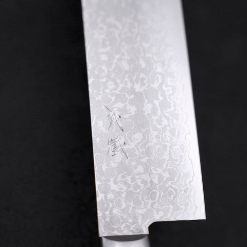 Nakiri VG-10 Damas Manche Occidental en Acajou 165mm-[Musashi]-[Couteaux de cuisine japonais]