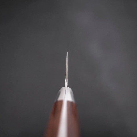 Nakiri VG-10 Damas Manche Occidental en Acajou 165mm-[Musashi]-[Couteaux de cuisine japonais]