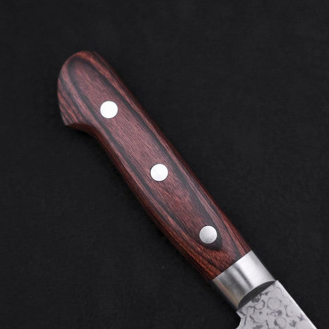 Nakiri VG-10 Damas Manche Occidental en Acajou 165mm-[Musashi]-[Couteaux de cuisine japonais]