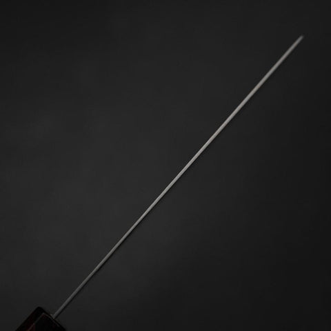 Nakiri VG-10 Damas Manche Urushi Rouge 170mm-[Musashi]-[Couteaux de cuisine japonais]