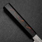 Nakiri VG-10 Damas Manche Urushi Rouge 170mm-[Musashi]-[Couteaux de cuisine japonais]