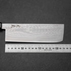 Nakiri VG-10 Damas Manche Urushi Rouge 170mm-[Musashi]-[Couteaux de cuisine japonais]