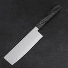 Nakiri VG-10 Damas Manche en Bois de Bouleau Gris 170mm-[Musashi]-[Couteaux de cuisine japonais]