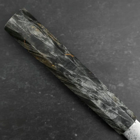 Nakiri VG-10 Damas Manche en Bois de Bouleau Gris 170mm-[Musashi]-[Couteaux de cuisine japonais]