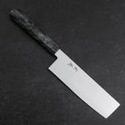 Nakiri VG-10 Damas Manche en Bois de Bouleau Gris 170mm-[Musashi]-[Couteaux de cuisine japonais]