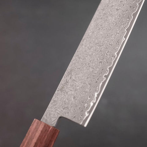 Nakiri VG-10 Damas Manche en Ébène et Bois de Rose 165mm-[Musashi]-[Couteaux de cuisine japonais]