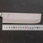 Nakiri VG-10 Damascus Western Blue Handle 165mm-[Musashi]-[Japanese-Kitchen-Knives]