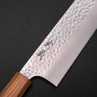 Nakiri VG-10 Miroir Tsuchime Damas Manche en Olivier 170mm-[Musashi]-[Couteaux de cuisine japonais]