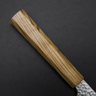 Nakiri VG-10 Miroir Tsuchime Damas Manche en Olivier 170mm-[Musashi]-[Couteaux de cuisine japonais]