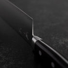 Nakiri VG-10 Poli Manche Occidental Noir 165mm-[Musashi]-[Couteaux de cuisine japonais]