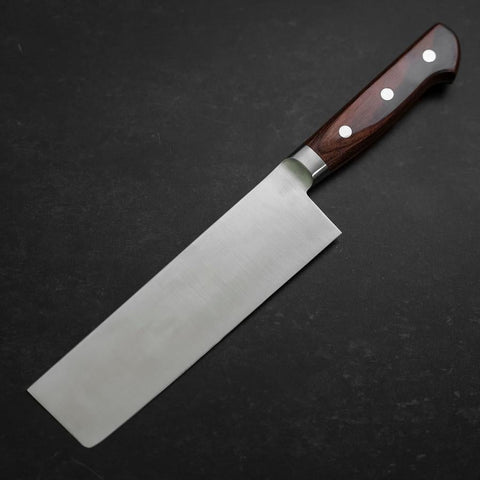 Nakiri VG-10 Polished Western Mahogany Handle 170mm (6.7”)