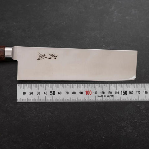 Nakiri VG-10 Polished Western Mahogany Handle 170mm (6.7”)