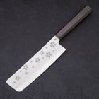 Nakiri VG-10 Sakura Poli Manche en Ébène 165mm-[Musashi]-[Couteaux de cuisine japonais]