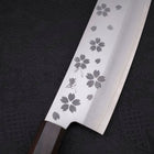 Nakiri VG-10 Sakura Poli Manche en Ébène 165mm-[Musashi]-[Couteaux de cuisine japonais]