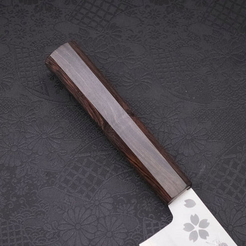 Nakiri VG-10 Sakura Poli Manche en Ébène 165mm-[Musashi]-[Couteaux de cuisine japonais]