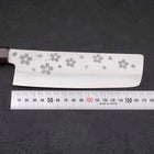 Nakiri VG-10 Sakura Poli Manche en Ébène 165mm-[Musashi]-[Couteaux de cuisine japonais]